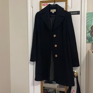 Michael Kors Black Trench Coat